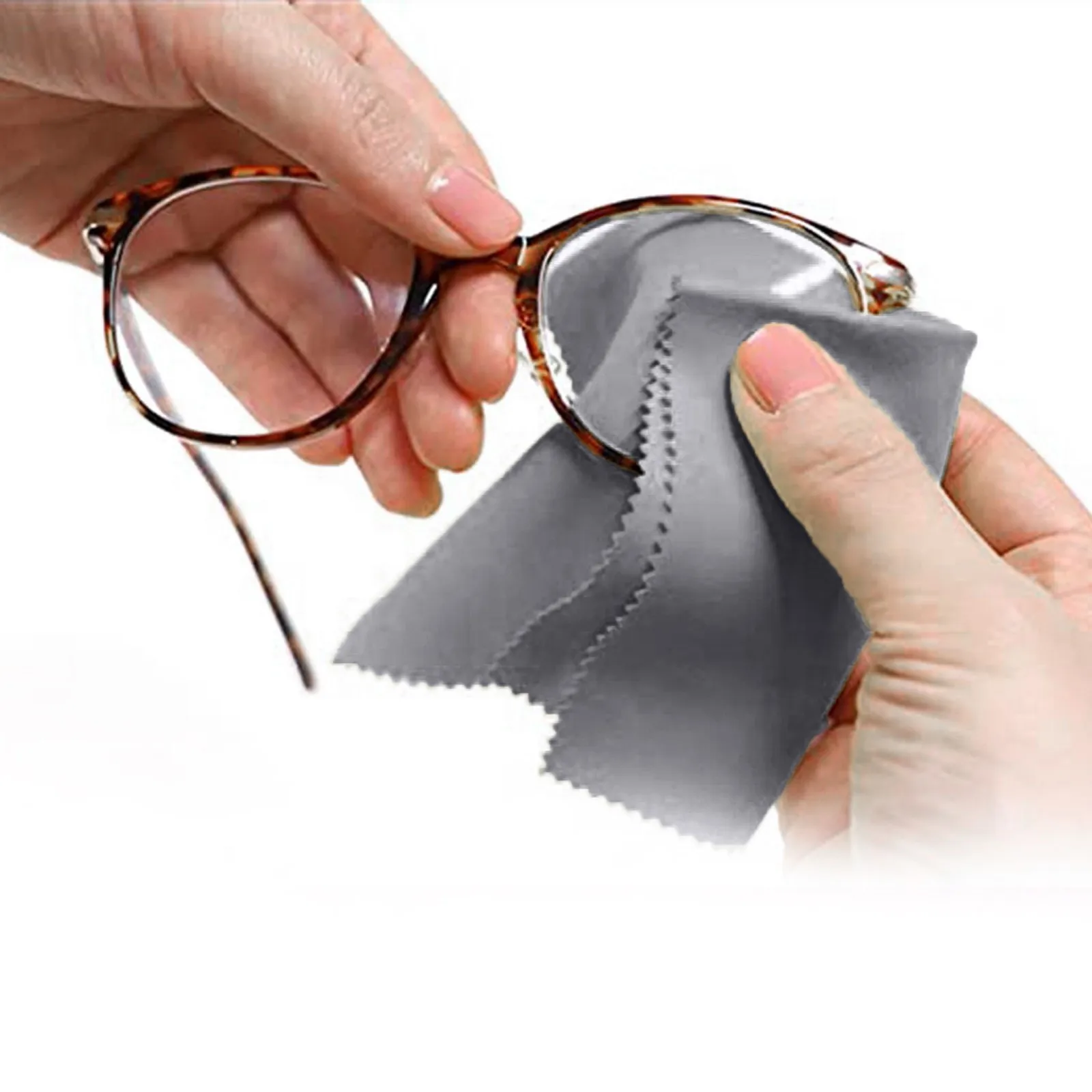 1pc Toalhetes Para Óculos de Microfibra Praça Limpa Pano de Limpeza Para o Ecrã do Telemóvel Câmera Lente de Óculos Toallitas Antivaho Gafas
