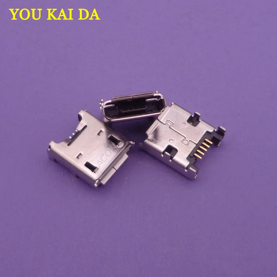 2pcs de Carregamento Micro USB Dock Conector de Porta Para Acer Iconia Tab B1-710 B1-A71 B1-711 B1 A71 A200 Porta Carregador de Reparação de Parte 5pin
