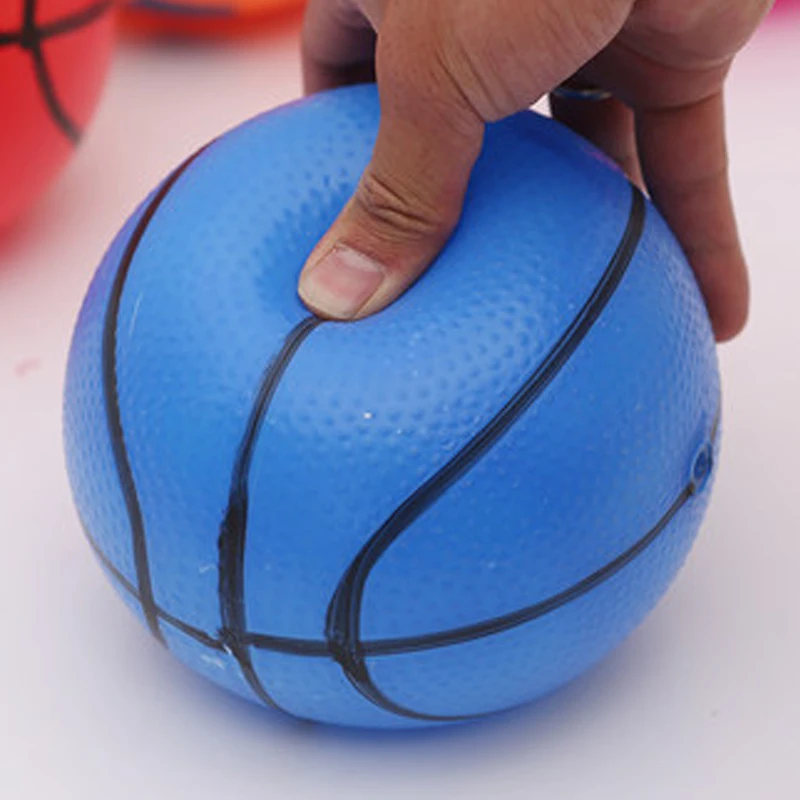 6in Mini Colorido Inflável de Basquete ao ar livre Indoor Entretenimento das Crianças Jogar Jogo de Basquete de Alta Qualidade Bola Macia para Crianças