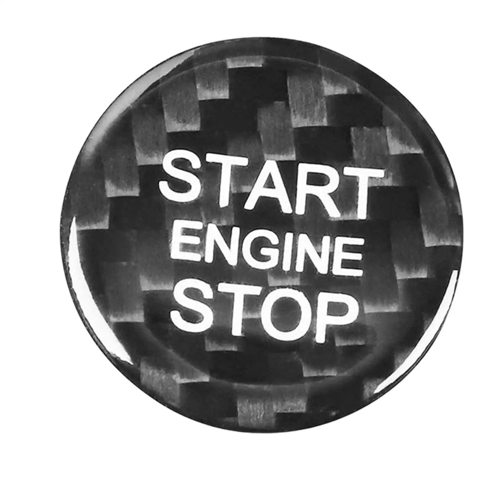 Carro Engine Start Stop desliga Tampa Guarnições de Atualização Aparência para a Audi Acessórios