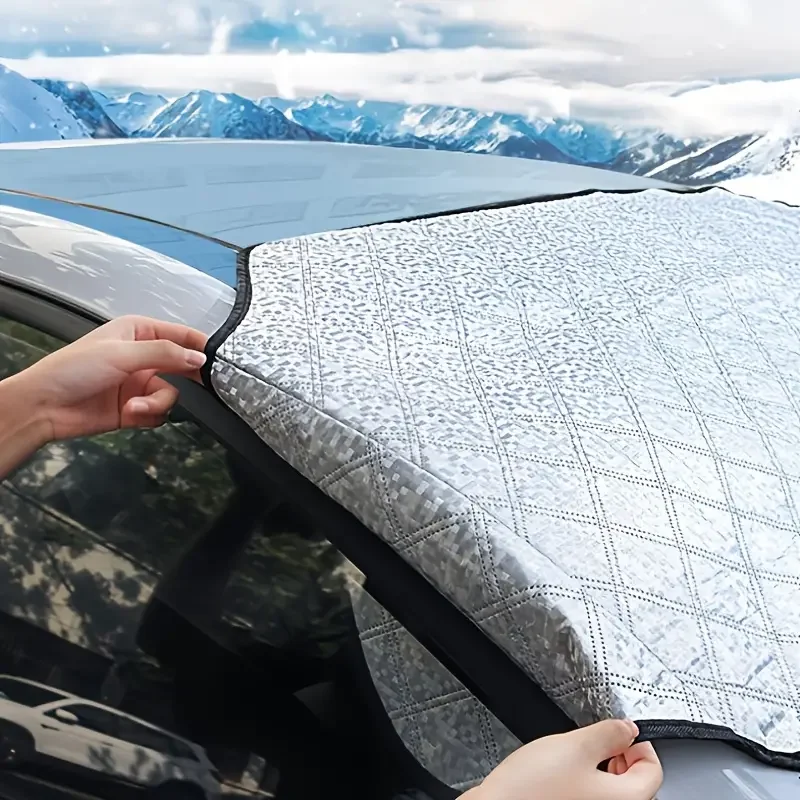 Carro Magnético De Neve Escudo, Sombra Frost Shield-Sol, Inverno Engrossado Frost Shield Sombra