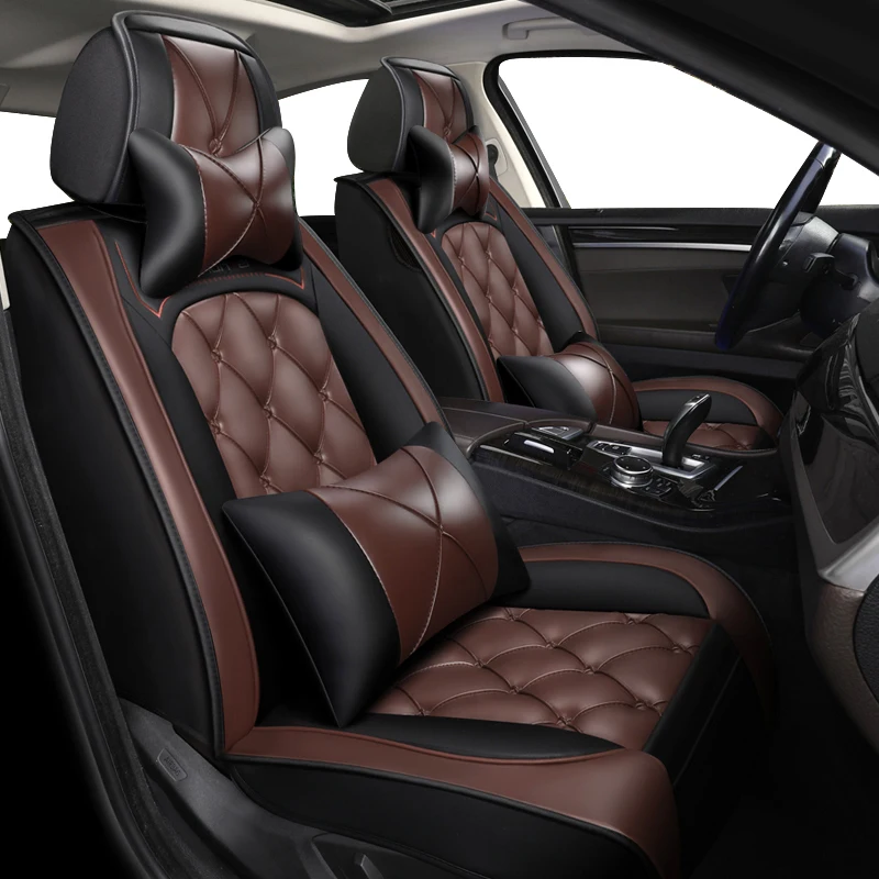 ZHOUSHENGLEE Assento para Carro Universal cobre para a Audi modelo A1 A3 A8 A7 Q3 Q5 Q7 A4 A5 A6 S3 S5 S6 S7 S8 R8 TT SQ5 SR4-7